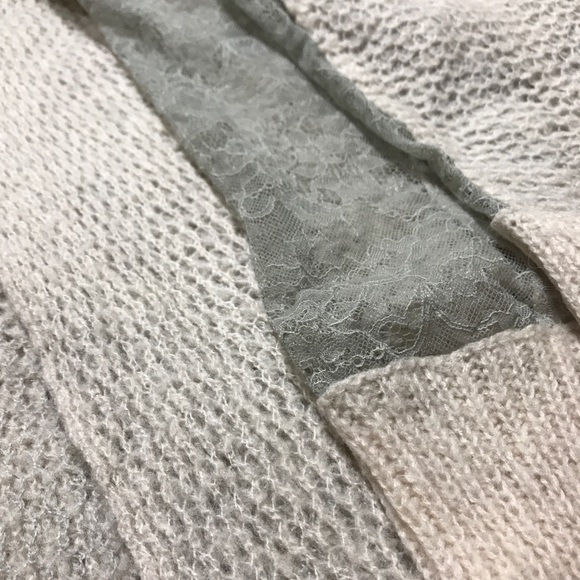 Free People Lace Inset Knit Cardigan - Picture 3 of 3